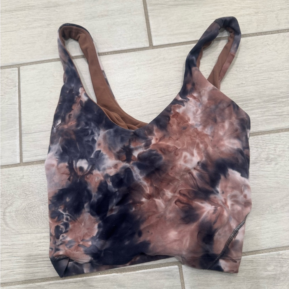 Tie-Dye lululemon align tank in Black and Brown